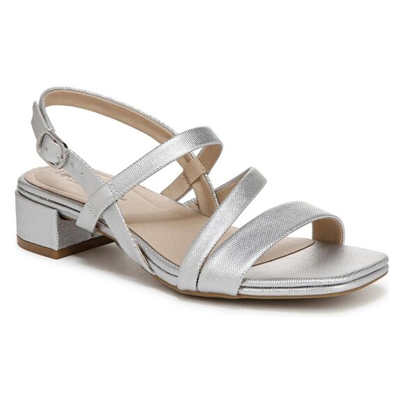LifeStride Women's Janet Square Open Toe Slingback Dress Sandals - Picture 1 of 3